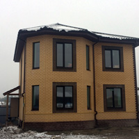 Строительство коттеджа Луара в коттеджном поселке РАЙ г.Брянска (участок №2)